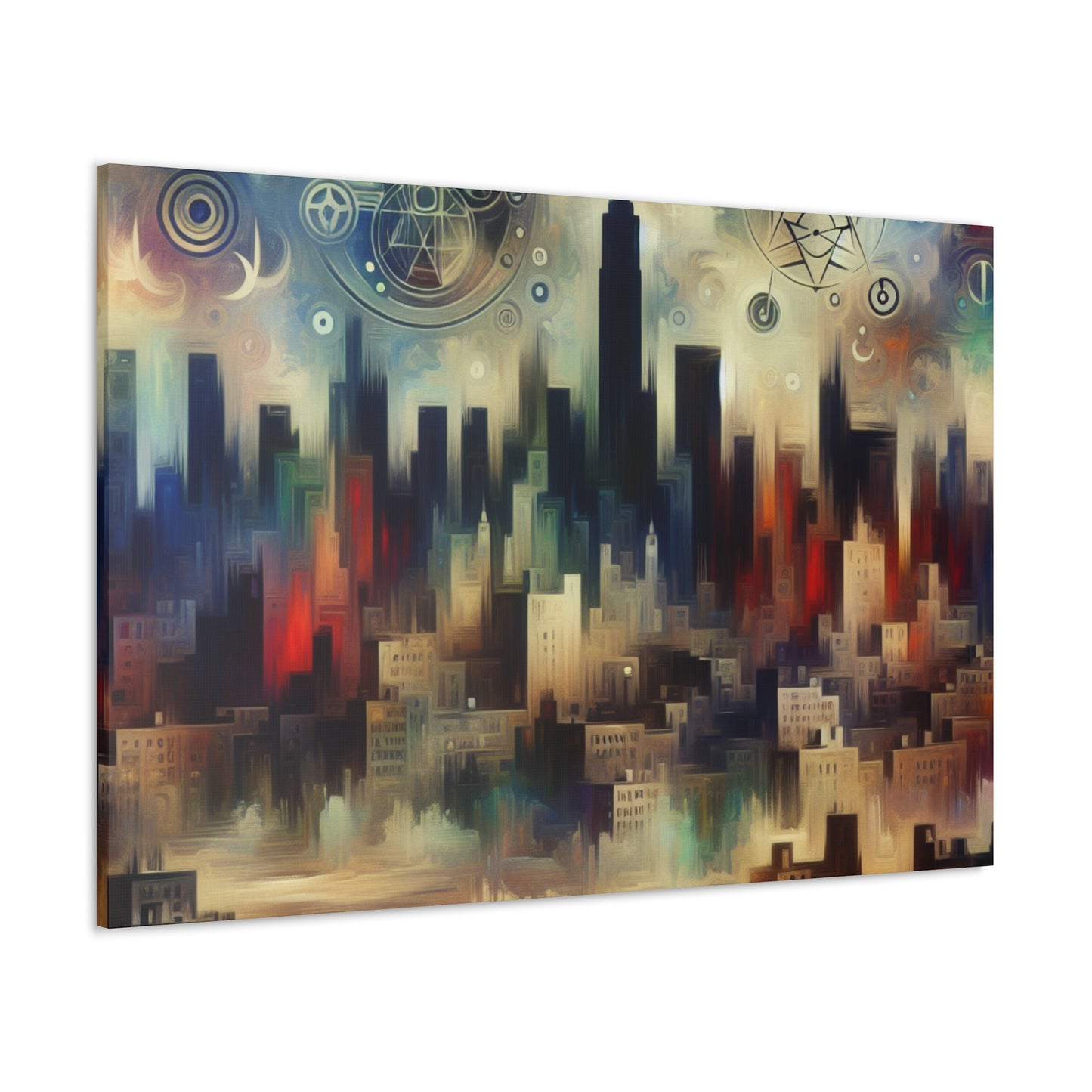 "Urban Odyssey: Concrete Symphony" - Canvas