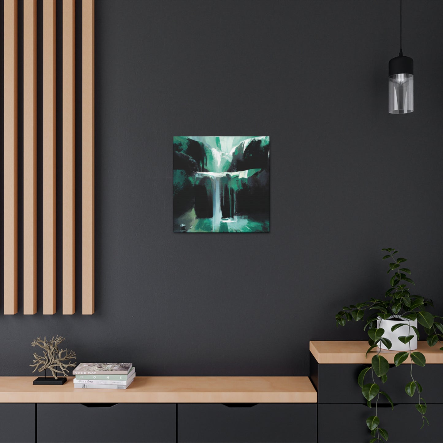 "Rushing Waterfall Beauty" - Canvas