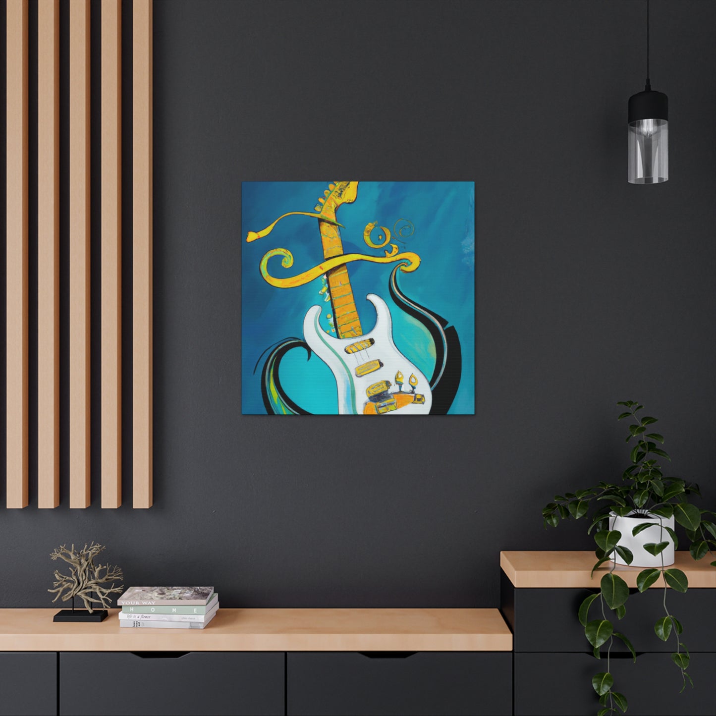 Fender in Art Nouveau - Canvas