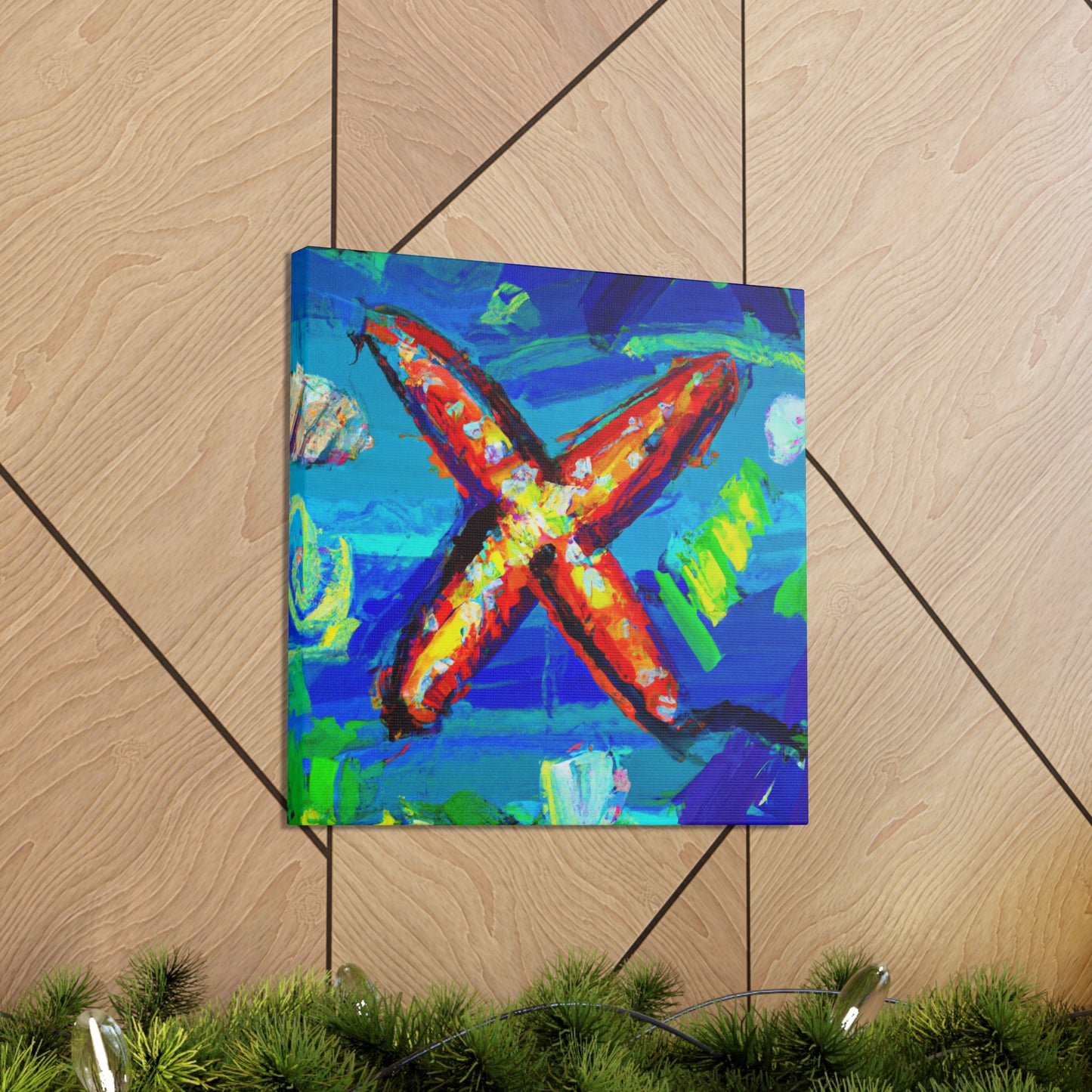 "Starfish in Expressionism" - Canvas