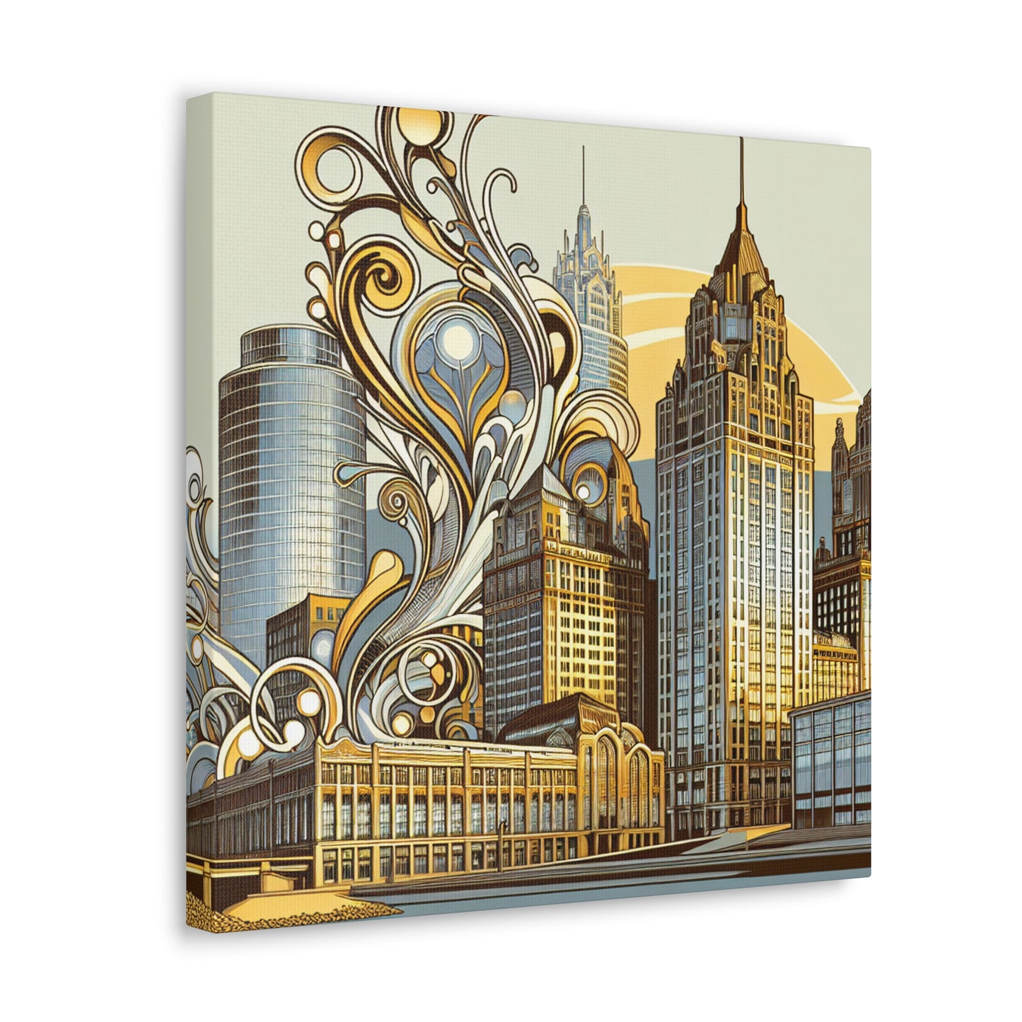 "Enchanting Milwaukee Essence" - Canvas