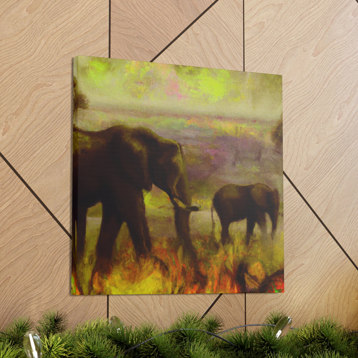 "Elephant in the Clouds" - Canvas