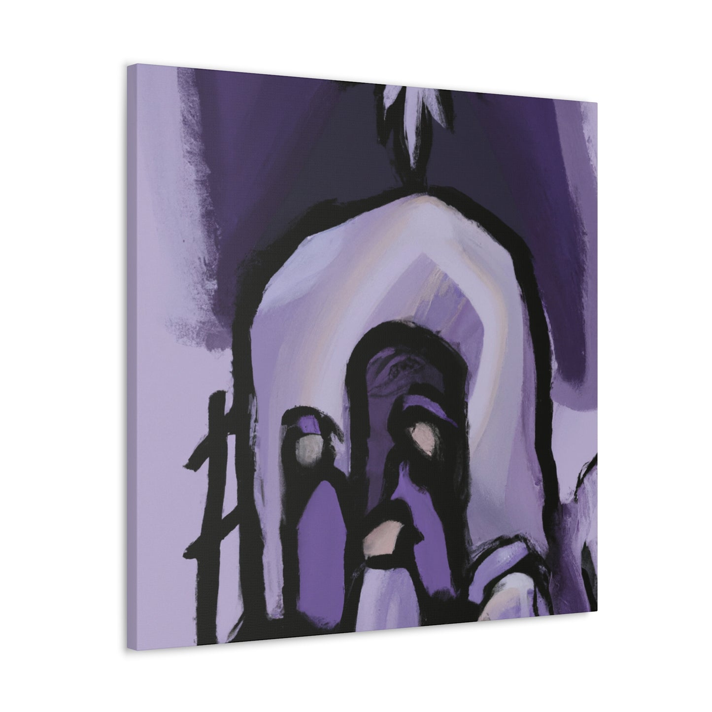 Manger at Nightfall - Canvas