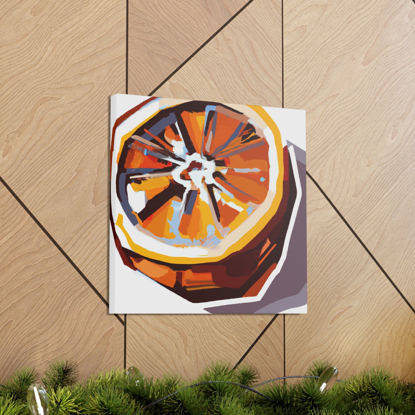 Orange Pop Vibes - Canvas