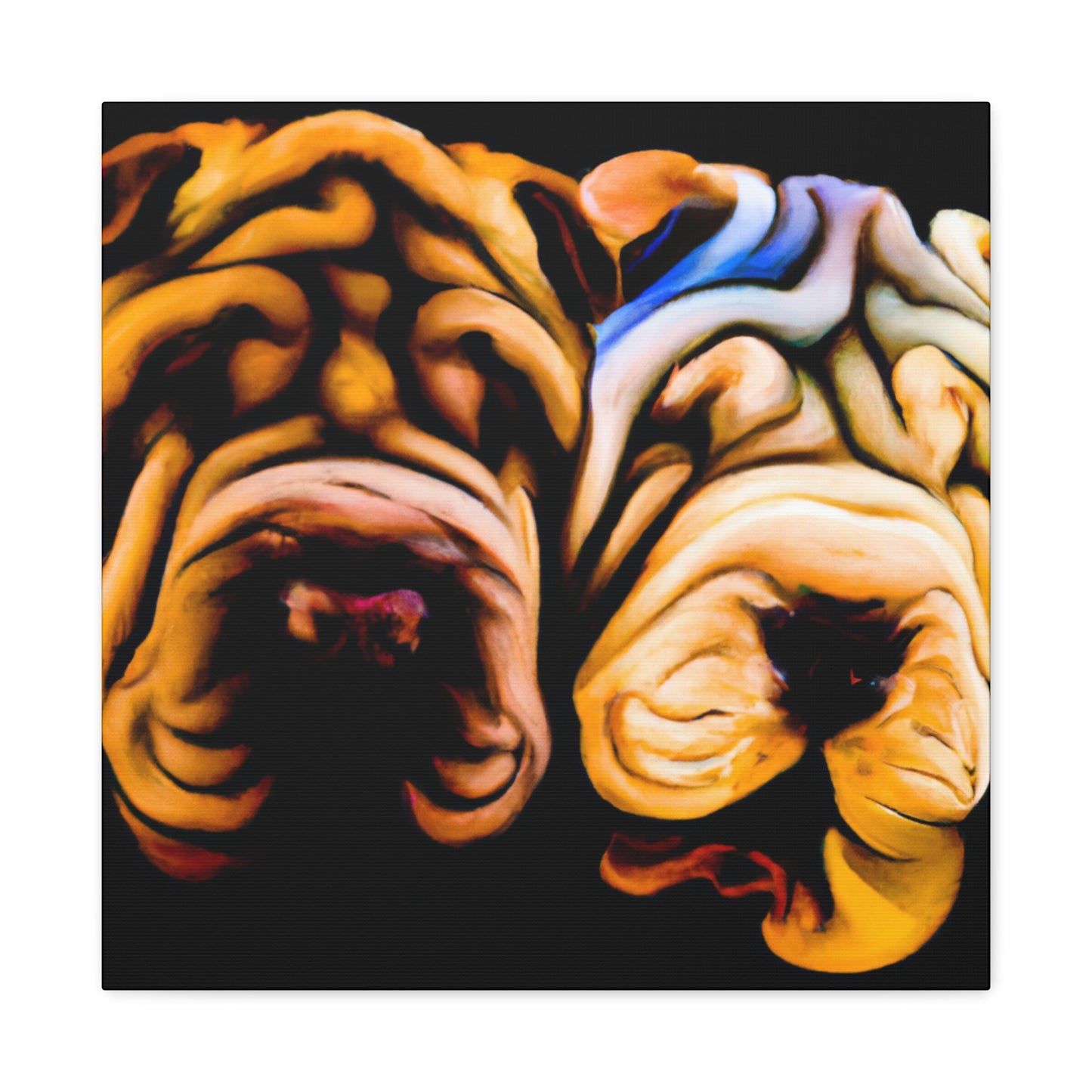 Shar Pei Serenade - Canvas