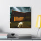 Goat and Greenery Peaceful - Canvas