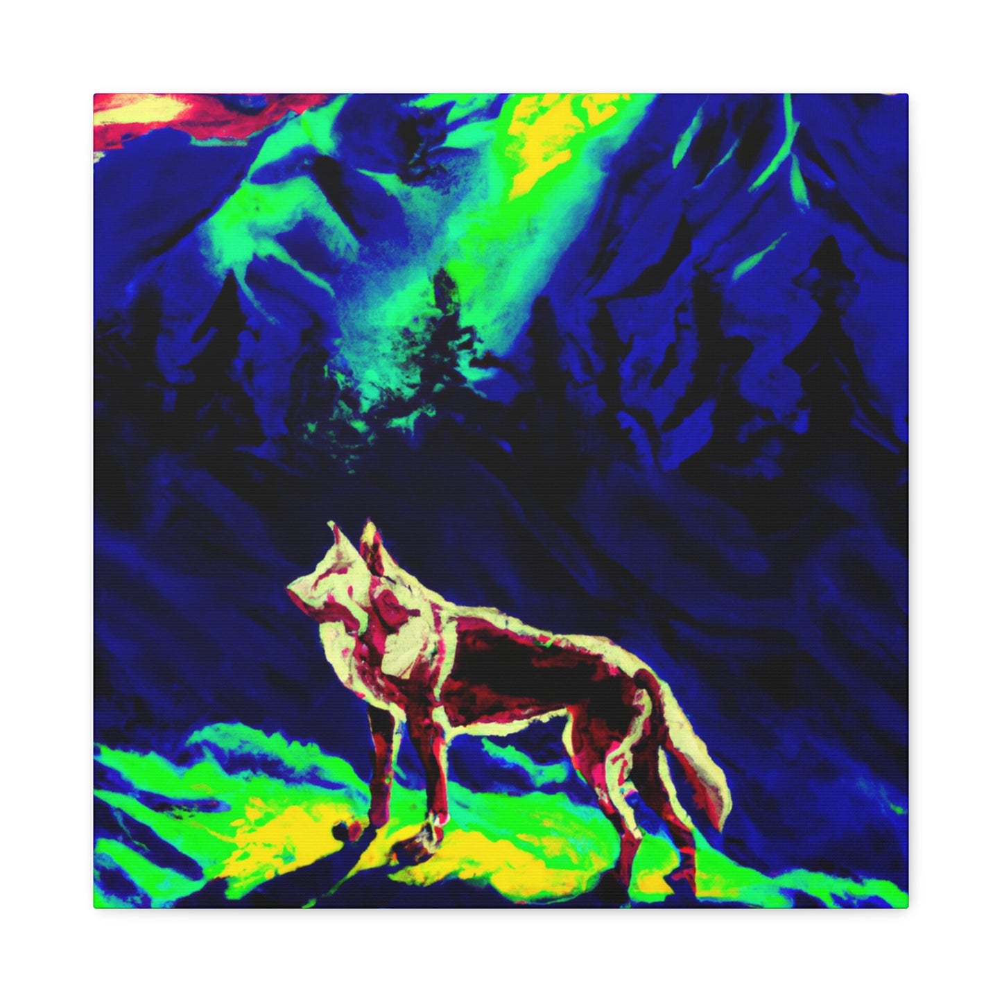 "Wolf Pop Masterpiece" - Canvas