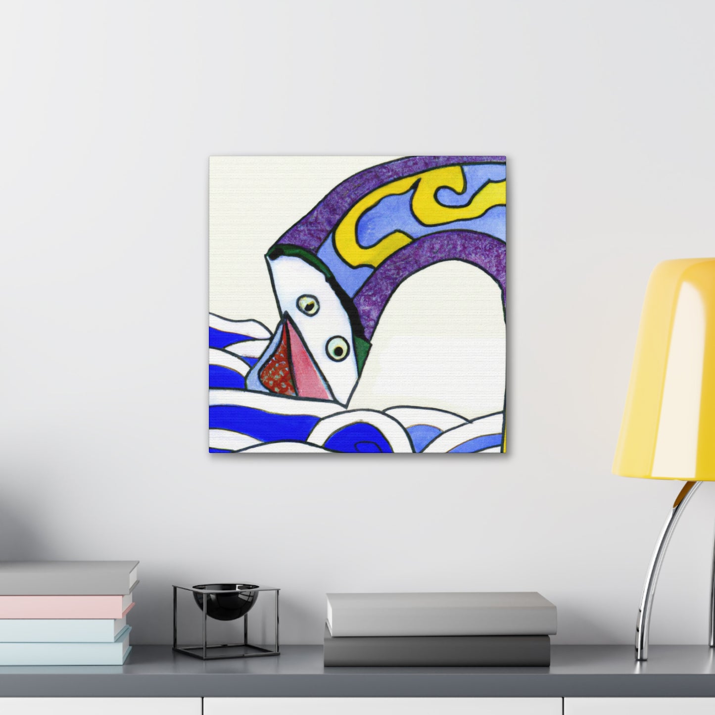 "Eel's Coming Home" - Canvas