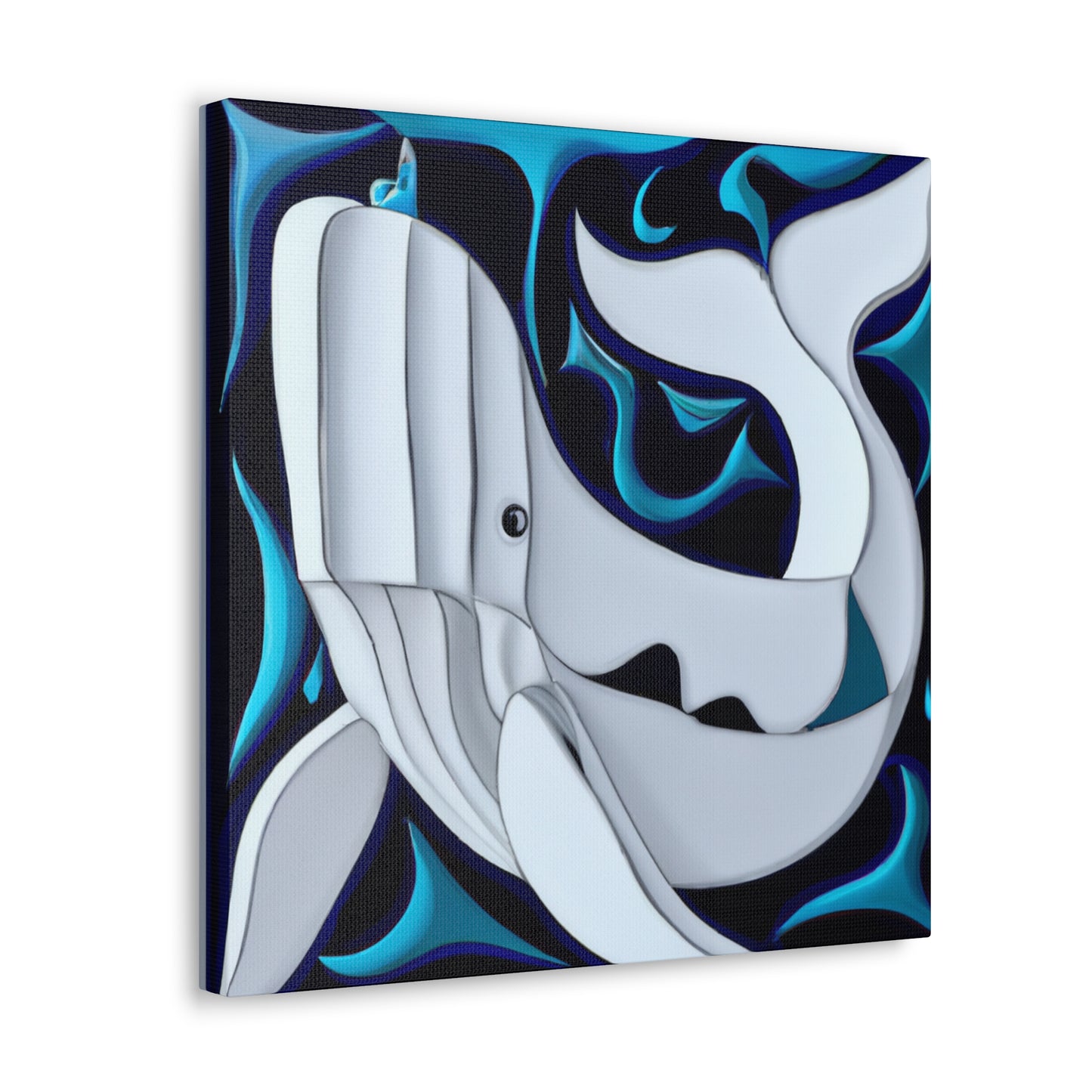 The beluga whale has no particular cultural significance to the Art Deco movement of the 1920s. - Canvas