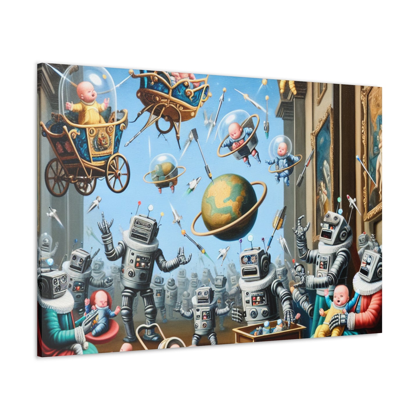 Cosmic Automaton Reverie - Canvas