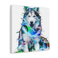 "Huskies in Abstraction" - Canvas