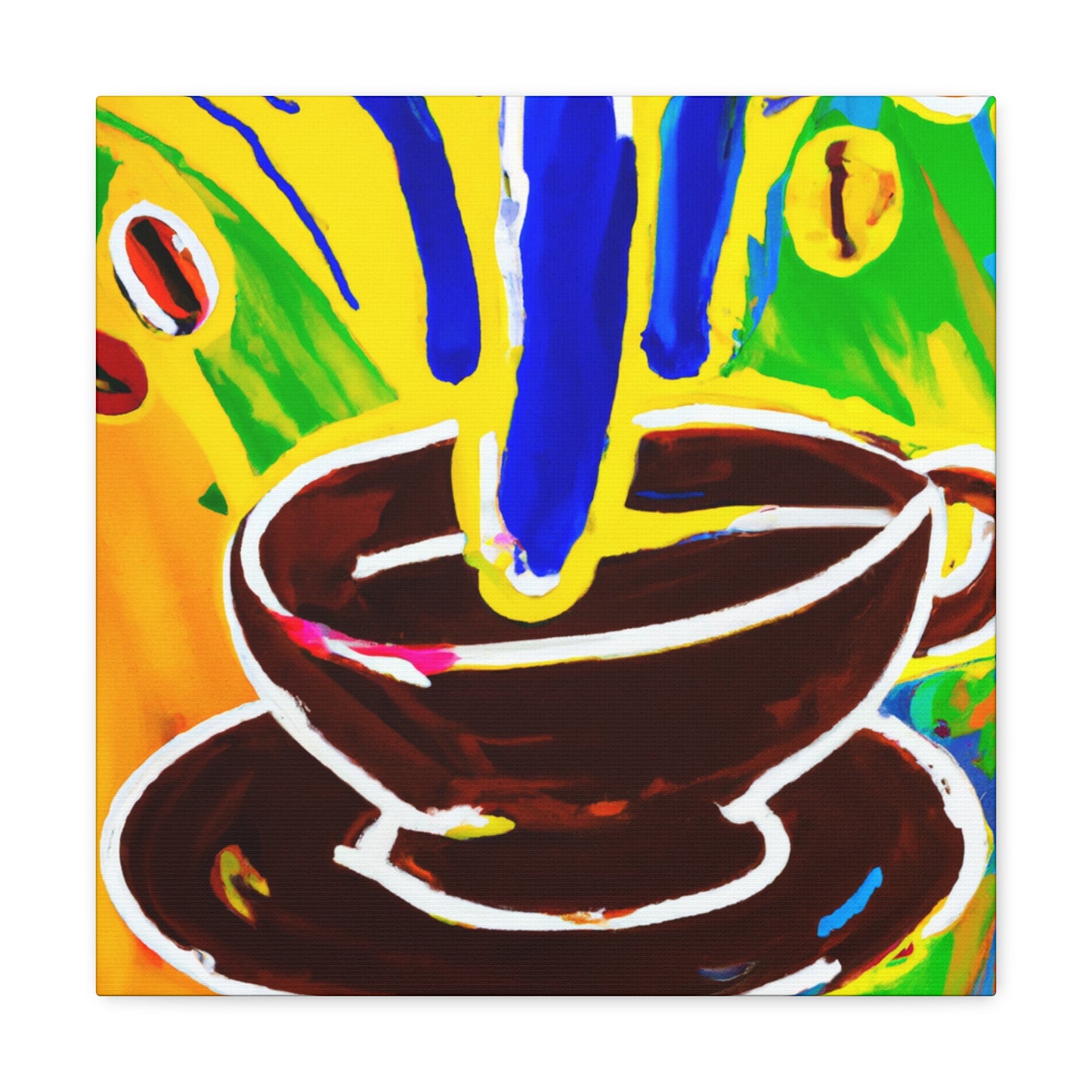 Coffee in Pop Art - Canvas