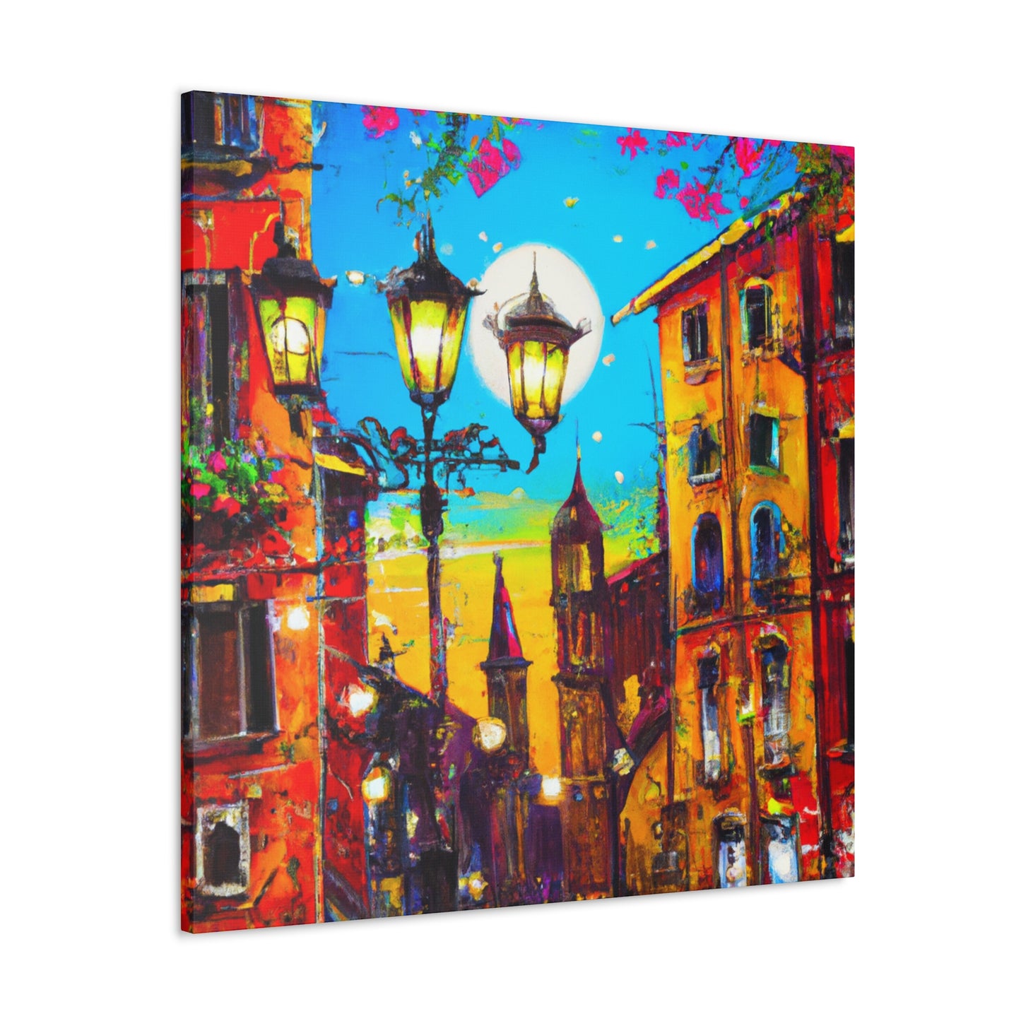 Vibrant Florescent Flares - Canvas