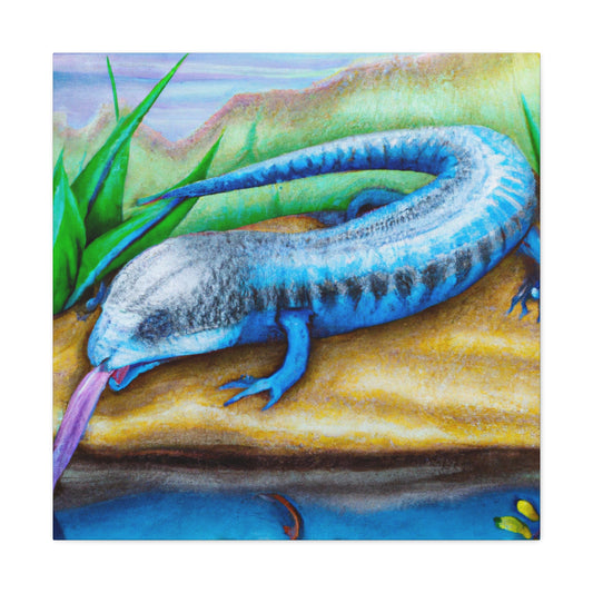 Blue-Tongued Skink Dream - Canvas