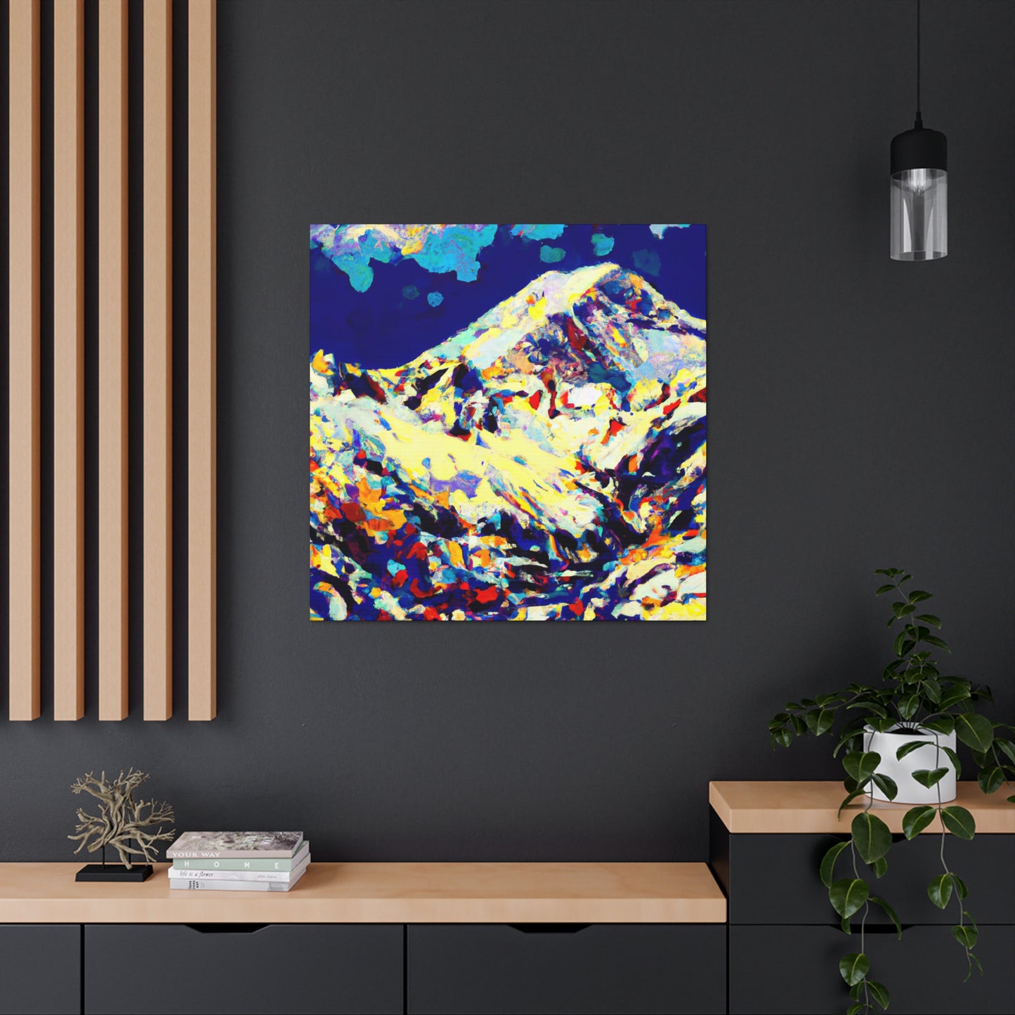 "Snowy Mountain Majesty" - Canvas