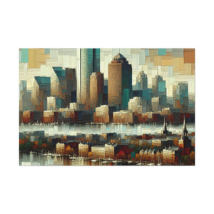 "Harbor Hues of Boston" - Canvas