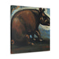 Malayan Tapir Painting - Canvas