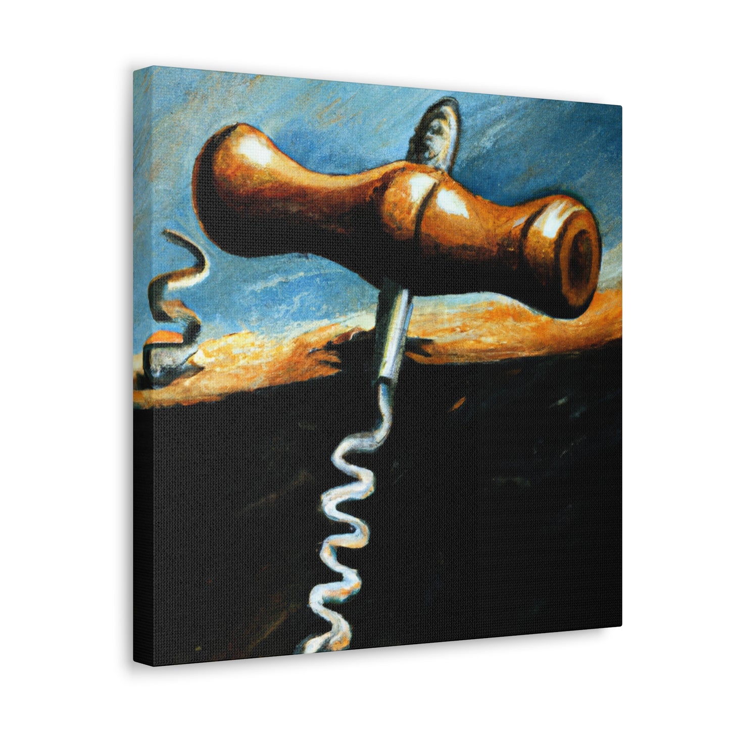 "Corkscrew in Realism" - Canvas