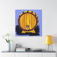 "Whiskey Barrel Minimalism" - Canvas