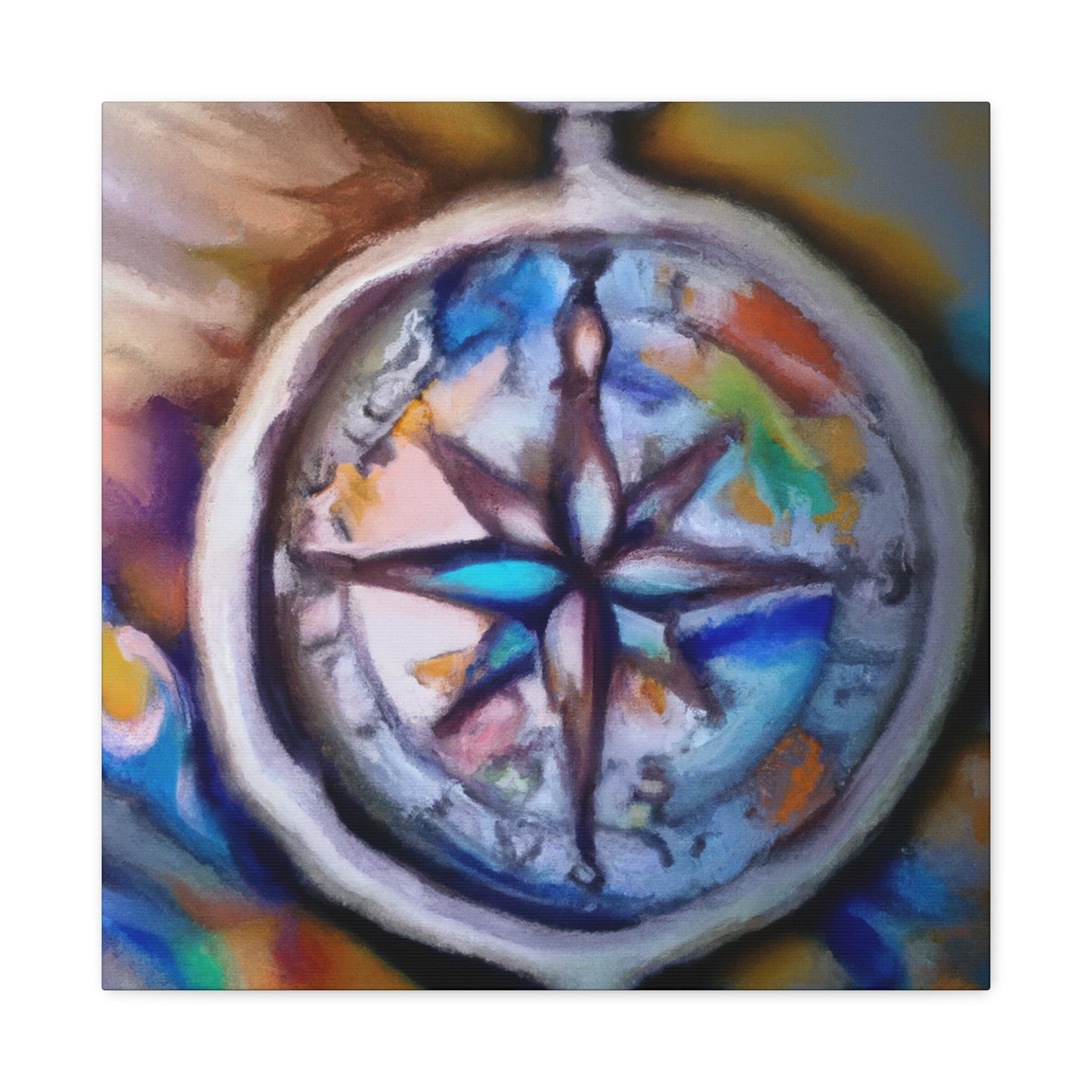 "Compass in Abstraction" - Canvas