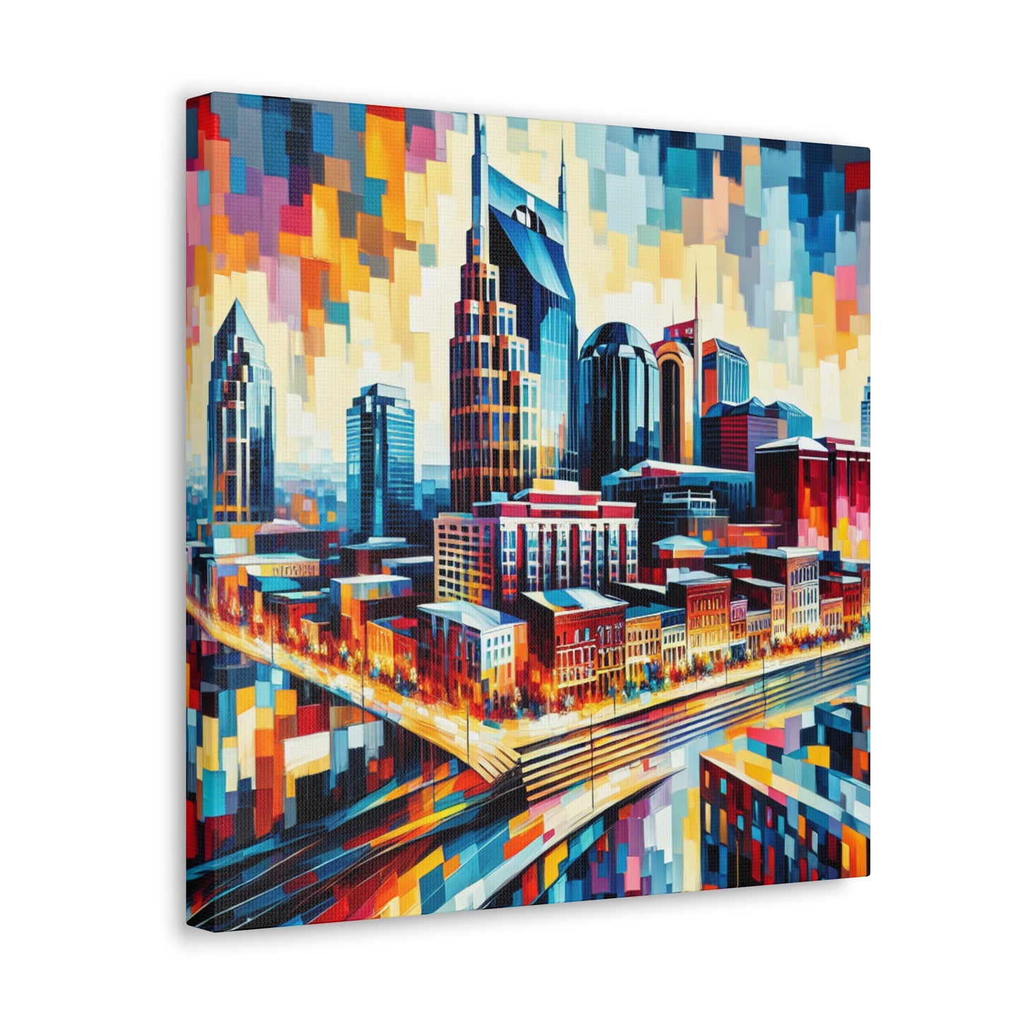 "Vibrant Nashville Melodies" - Canvas