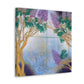 "Lilac in Monet Style" - Canvas