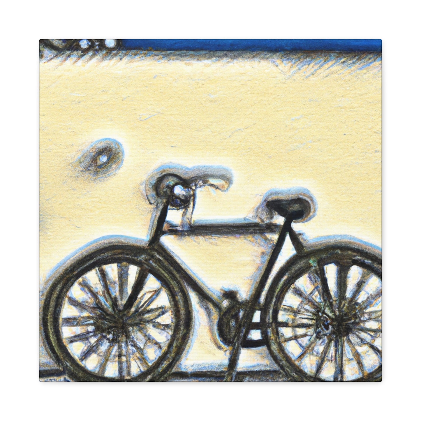 "Wheel of Reflection Bicycle" - Canvas