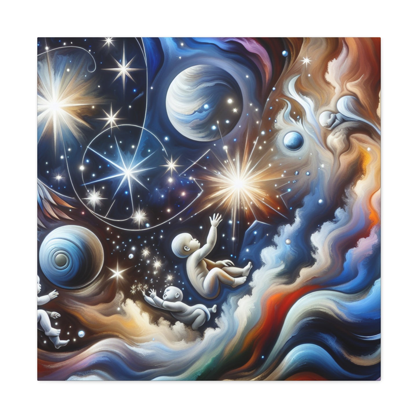 Starry Cosmos Ascension - Canvas