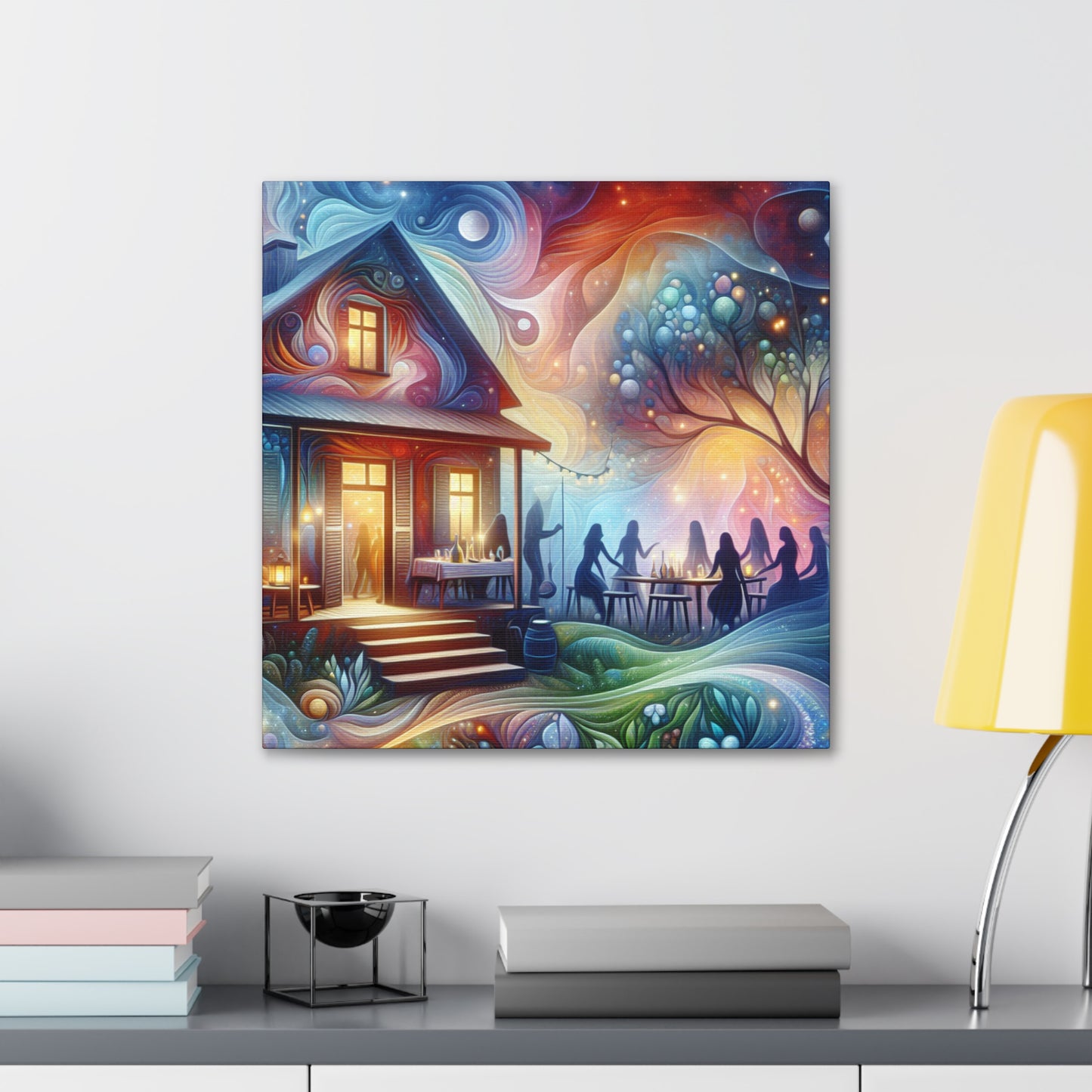 Rural Revelry Gathering - Canvas