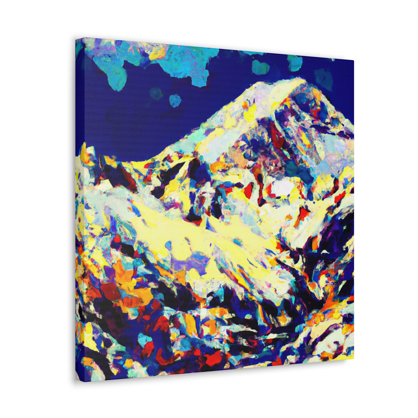 "Snowy Mountain Majesty" - Canvas