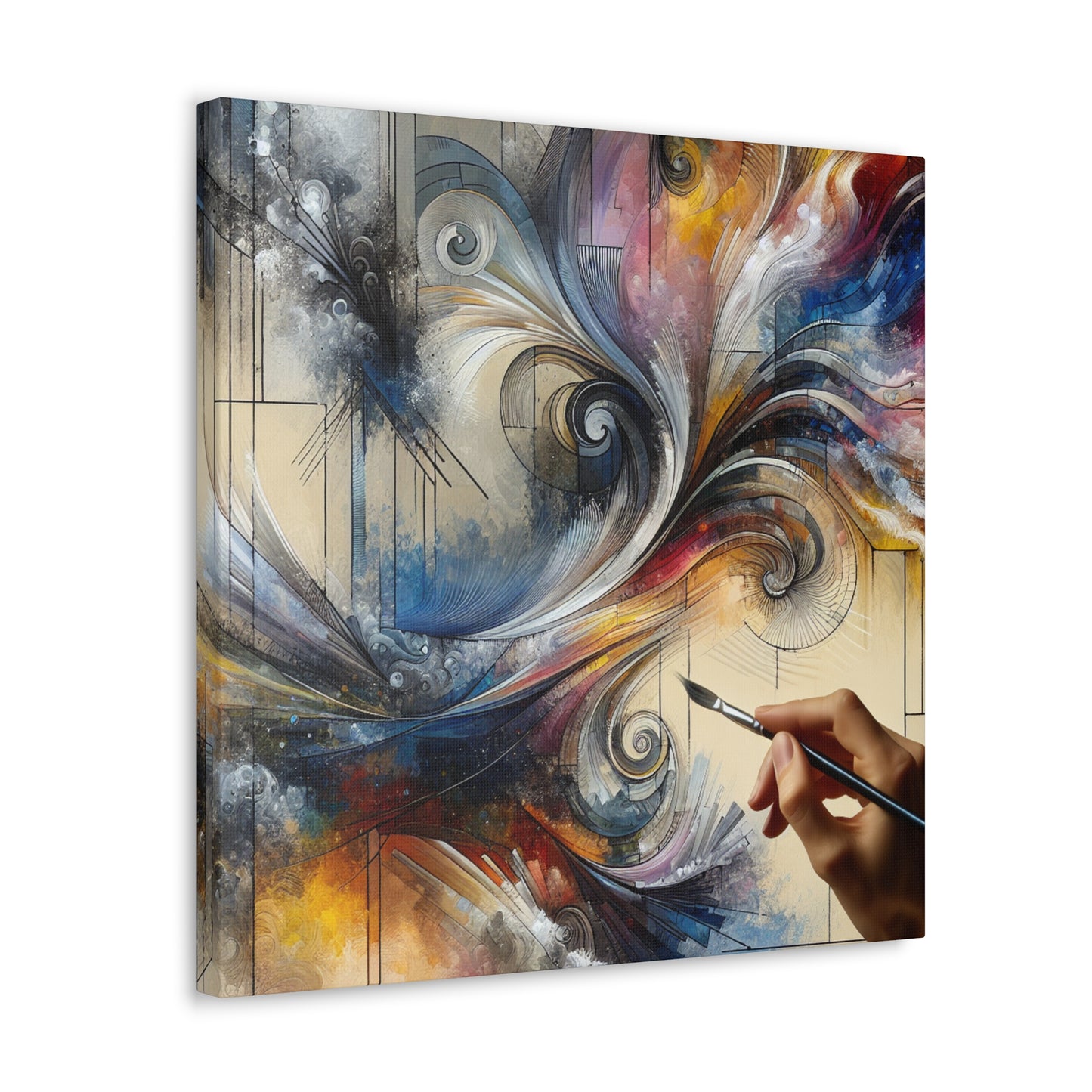 Ethereal Embers Unleashed - Canvas