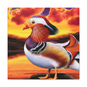 Mandarin Duck Surreality - Canvas