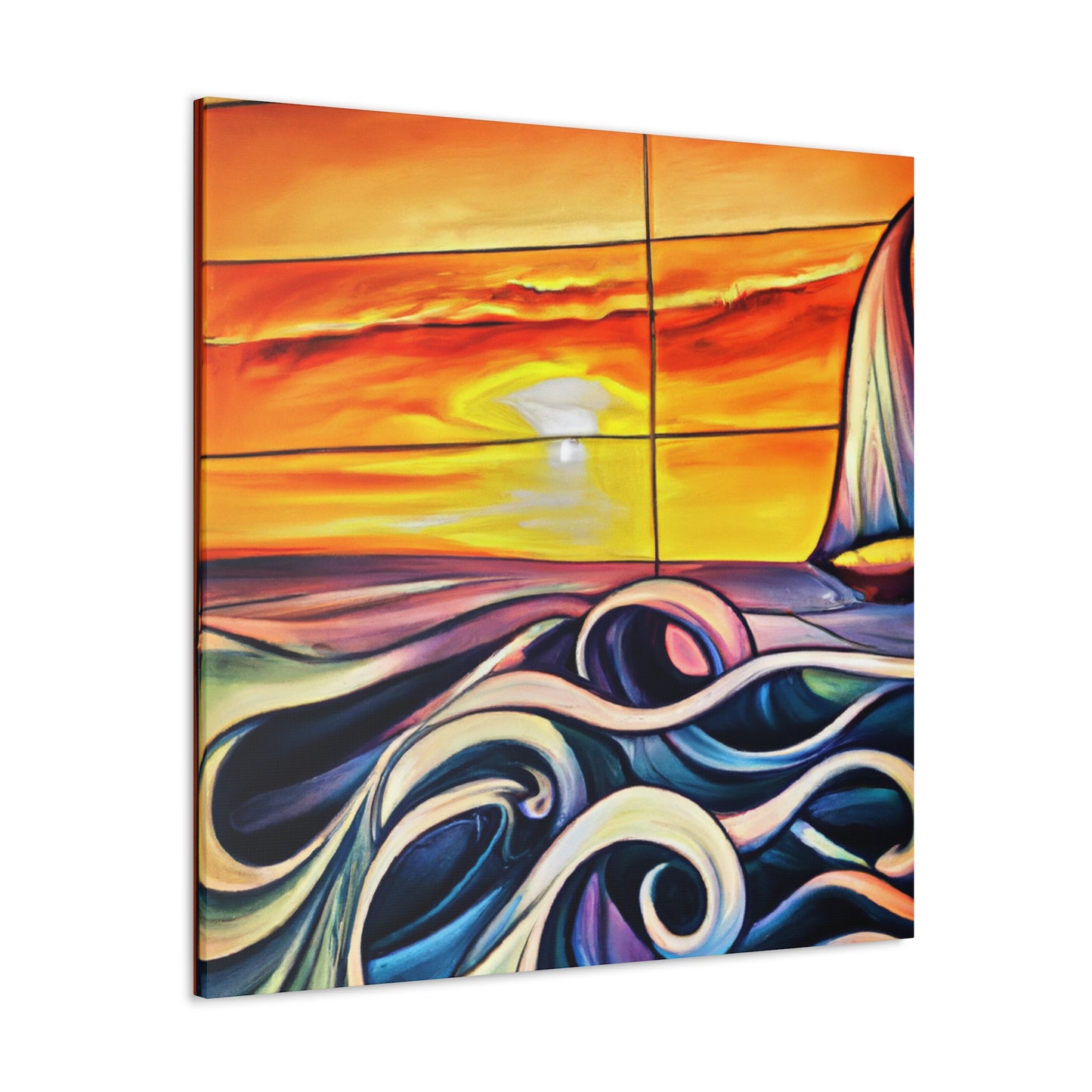 "Ocean Sunrise Splendor" - Canvas