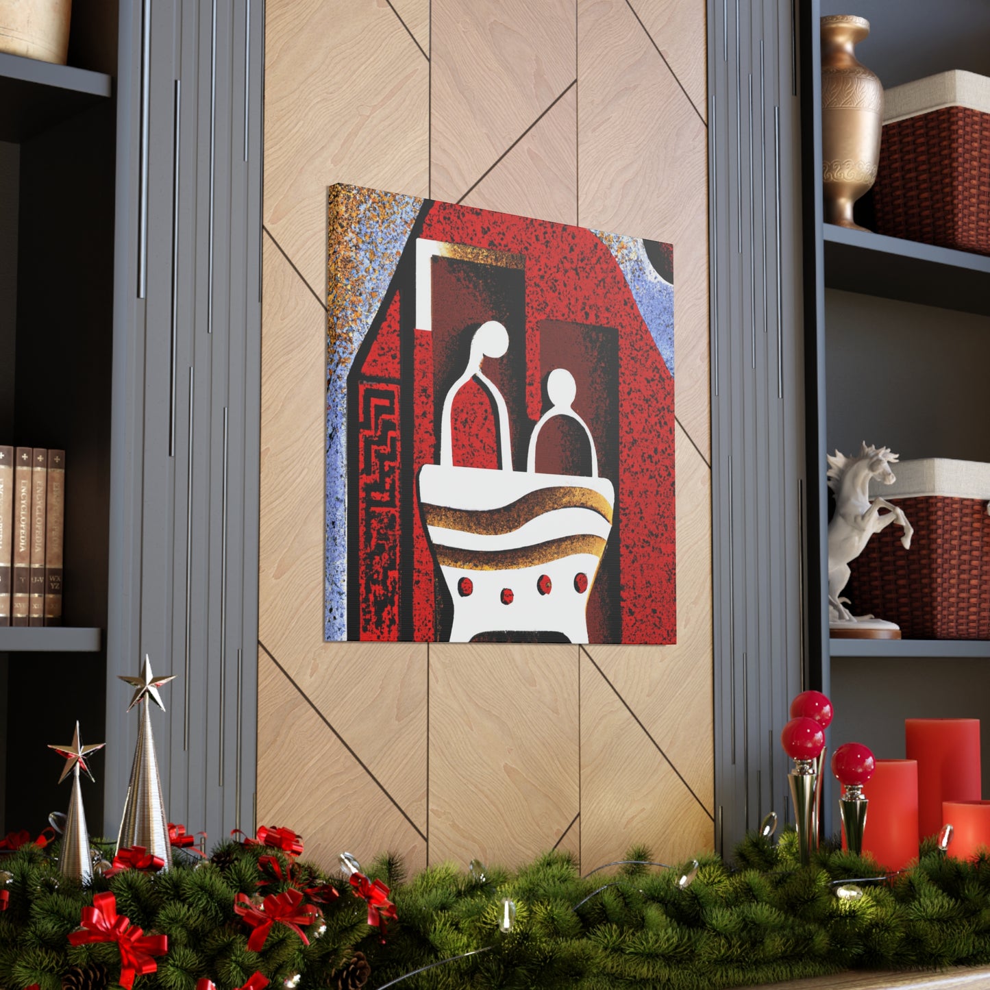 Manger in Art Deco - Canvas