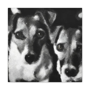 "Jack Russell Impressionism" - Canvas