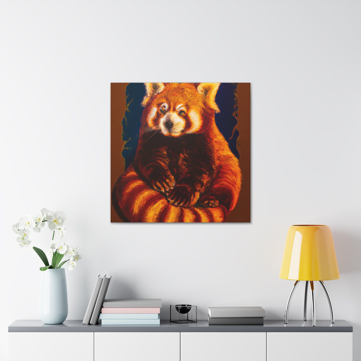 Red Panda Majesty - Canvas