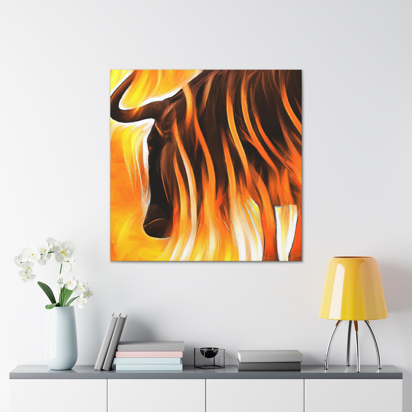 Wildebeest in Nature - Canvas