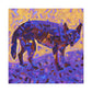 Coyote Among Hyacinths - Canvas