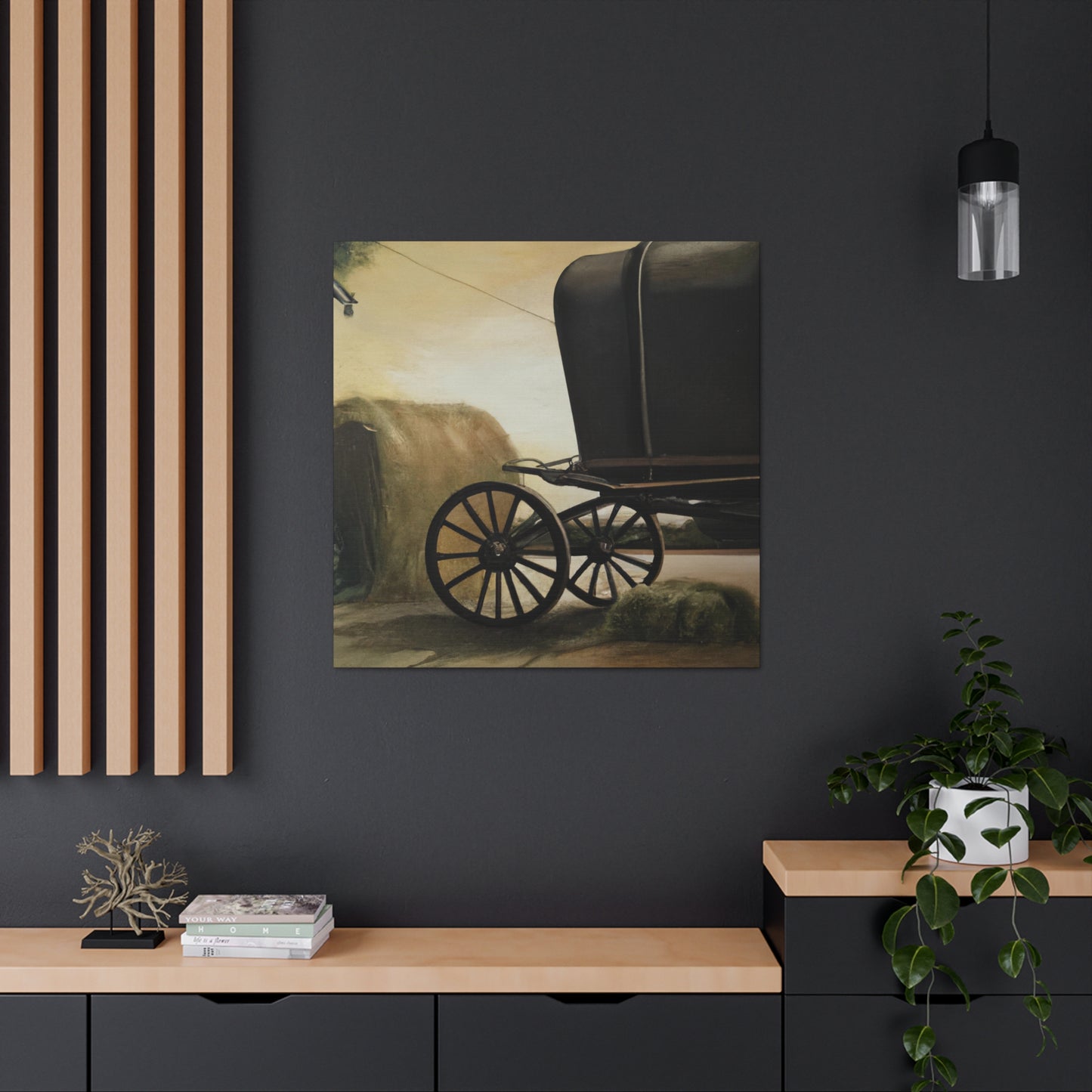 Hay Wagon Fantasia. - Canvas