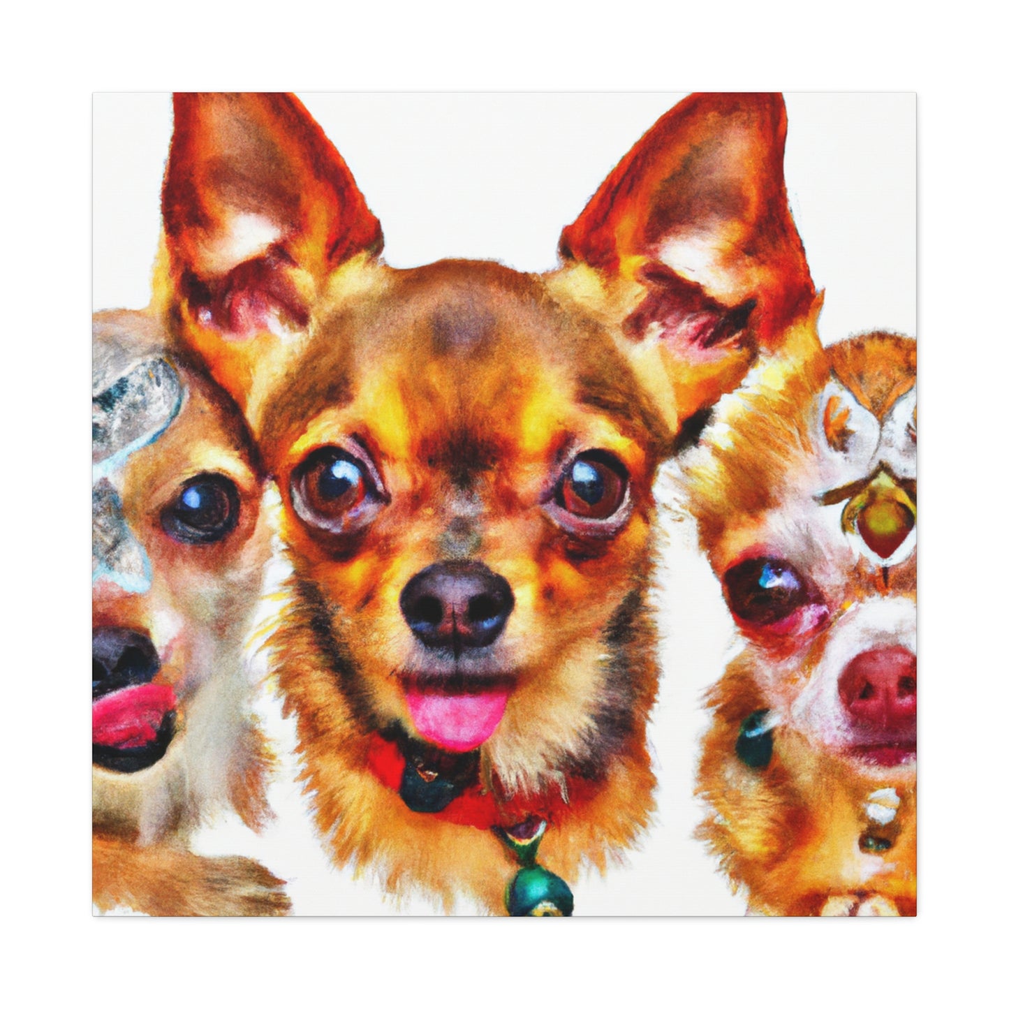 "Proud Chihuahua Pup" - Canvas