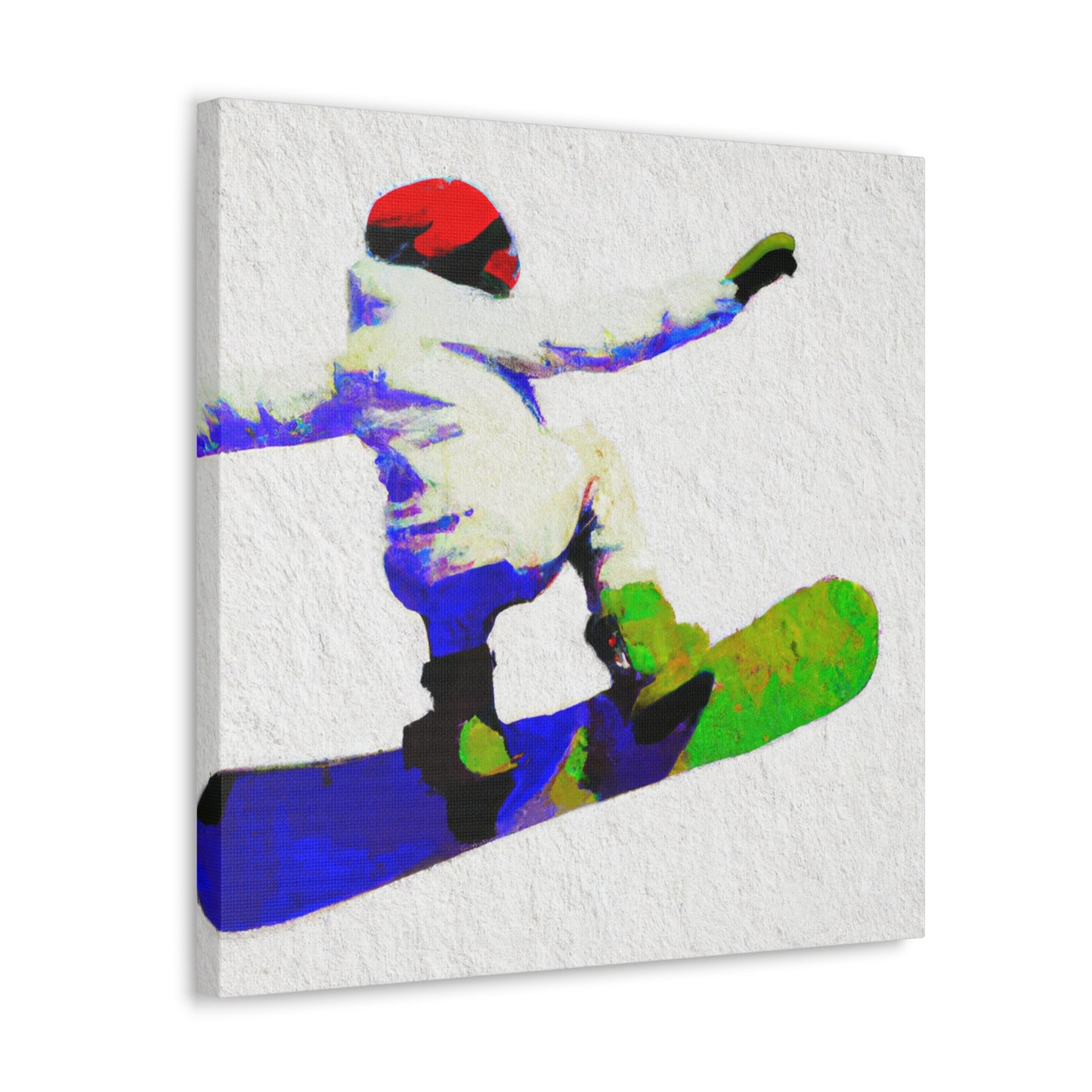 Snowboarding Thrill Ride - Canvas