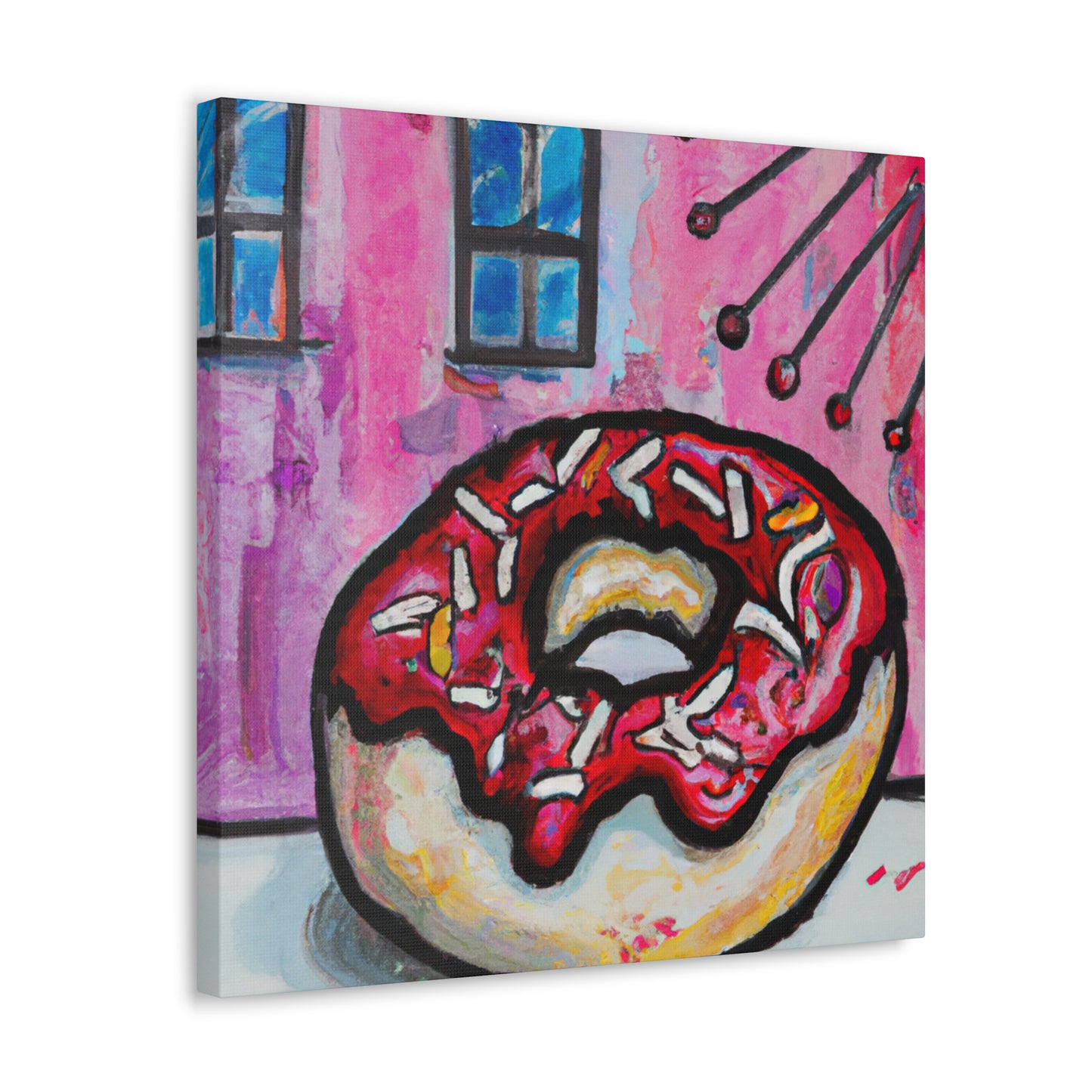 Doughnut Decadence Dreams - Canvas