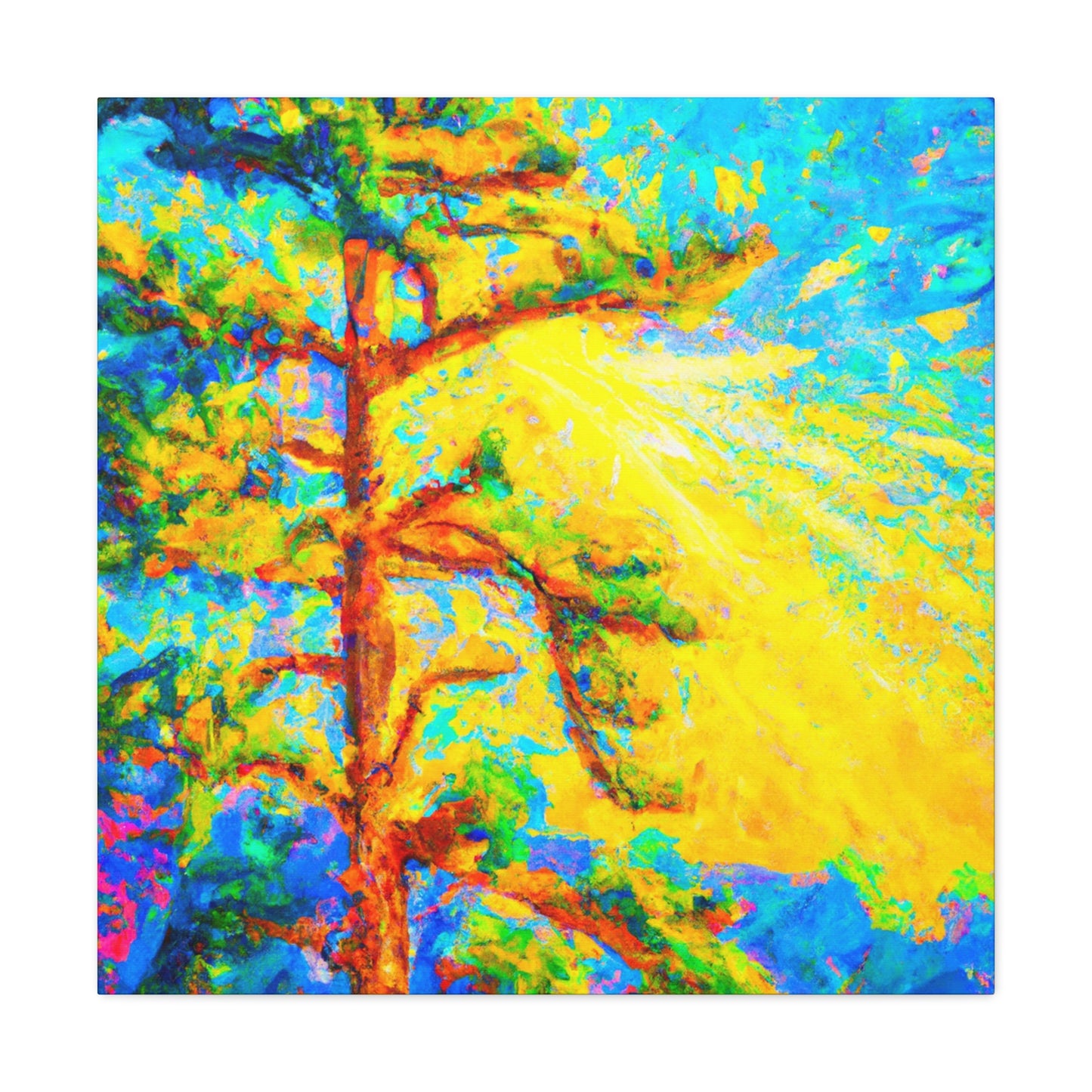 Cedar Tree Grandeur. - Canvas