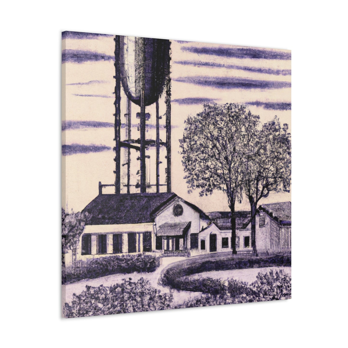 "The Water Tower Opulence" - Canvas