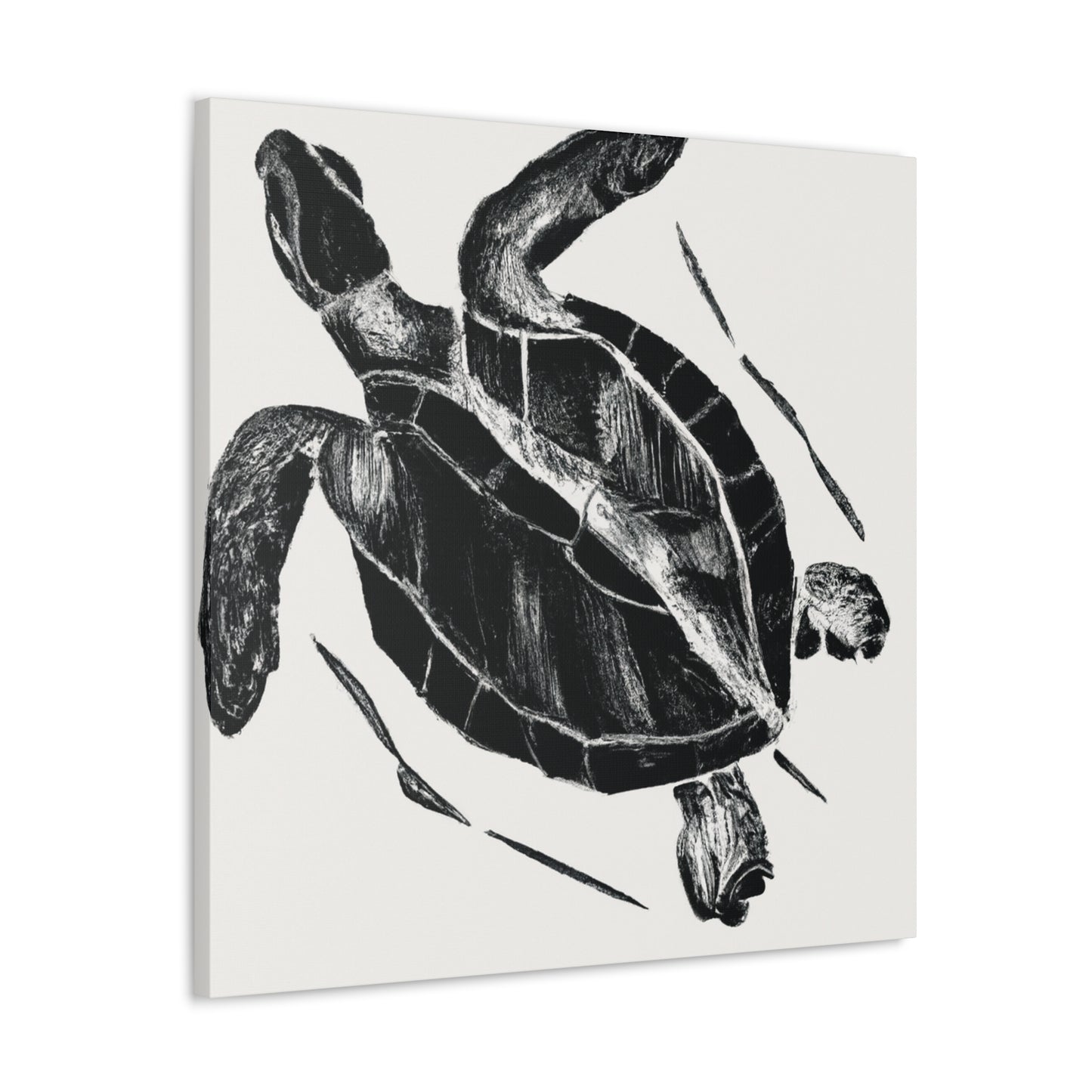 "Sea Turtle's Solitude" - Canvas