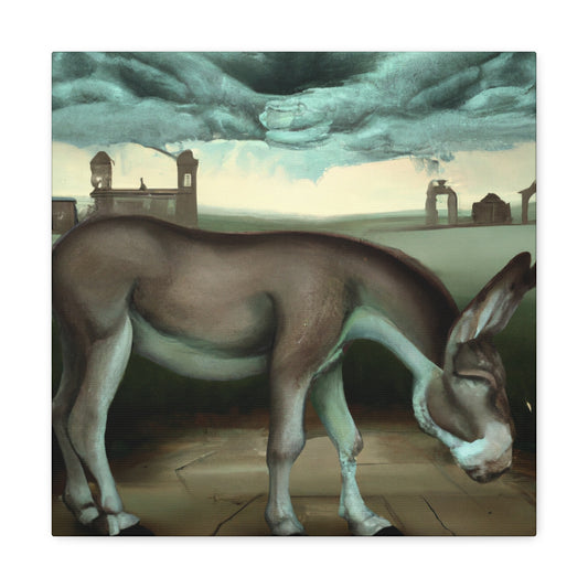 "Donkey in Art Nouveau." - Canvas