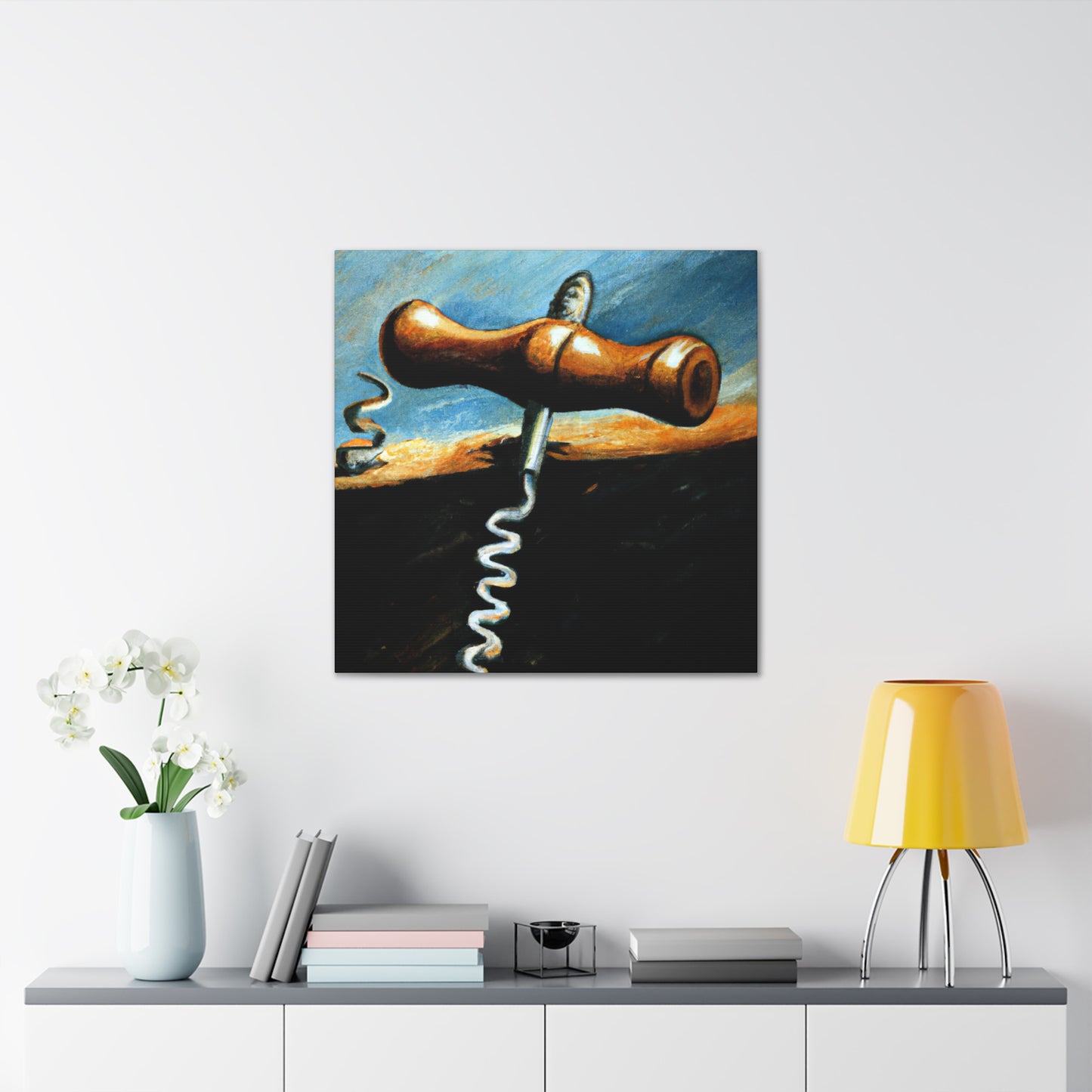 "Corkscrew in Realism" - Canvas