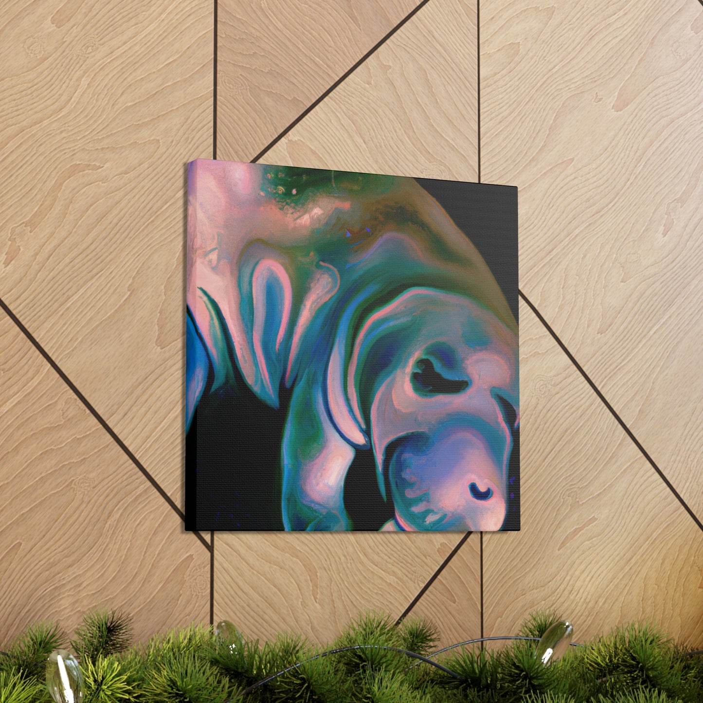 Manatee Graces Water - Canvas