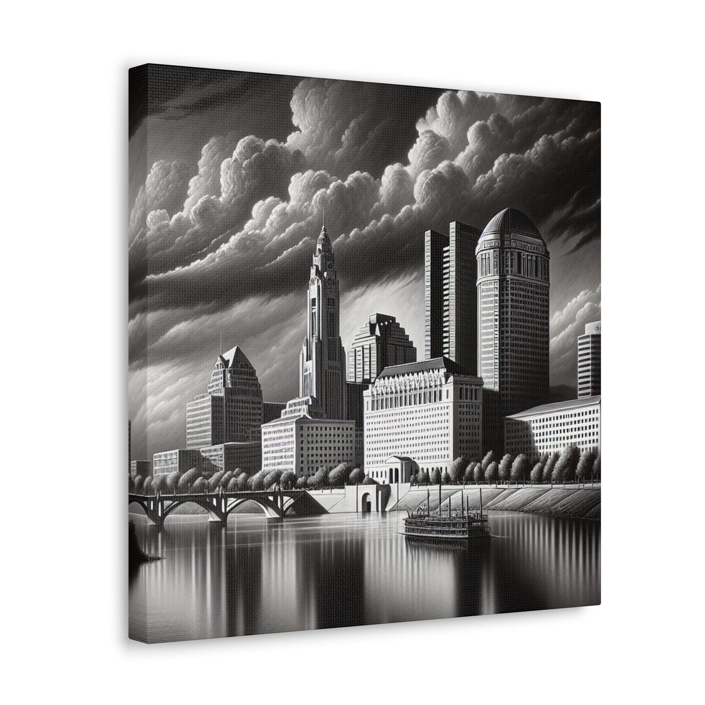 "Columbus: Vibrant Urban Portraits" - Canvas