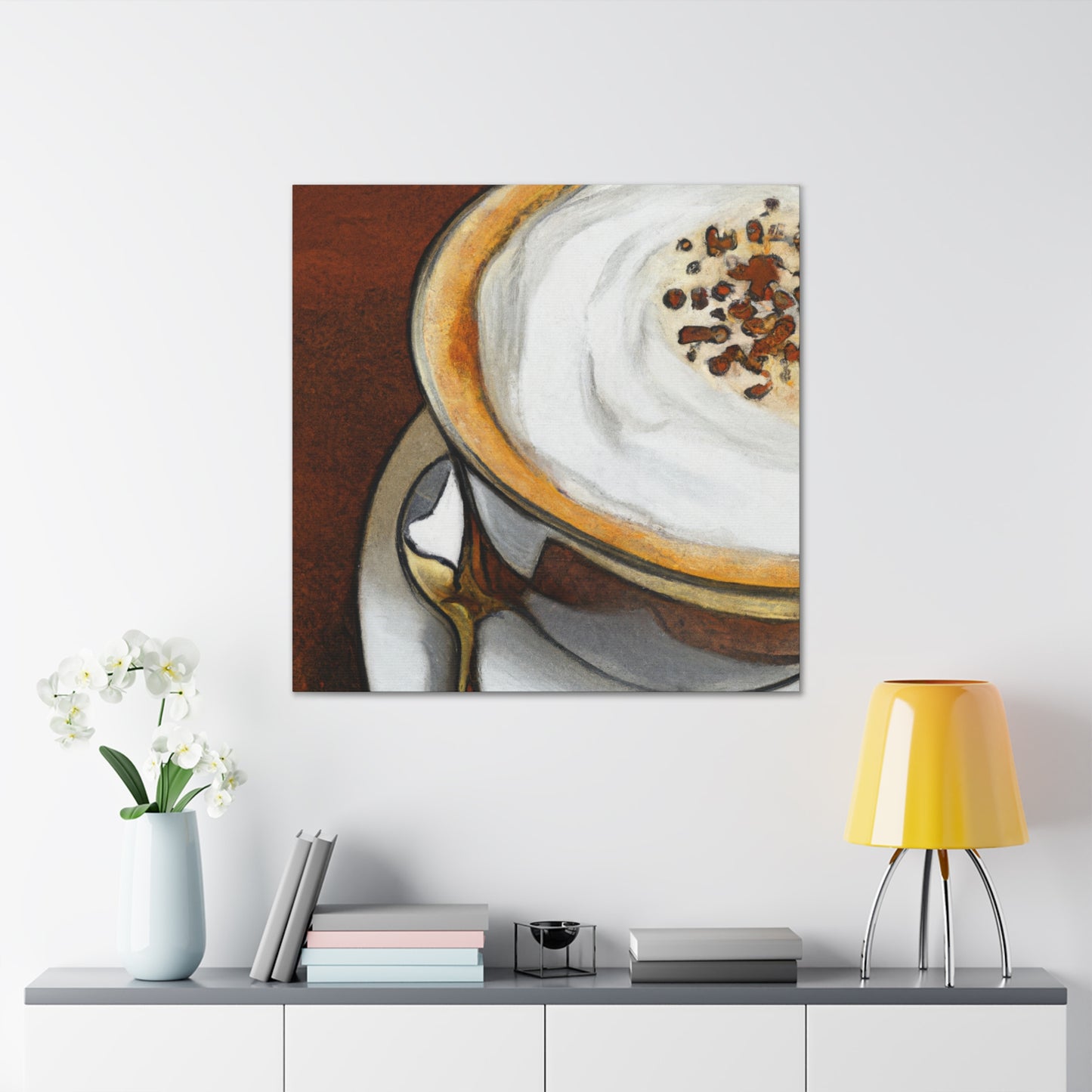 Cappucino in Art Deco - Canvas